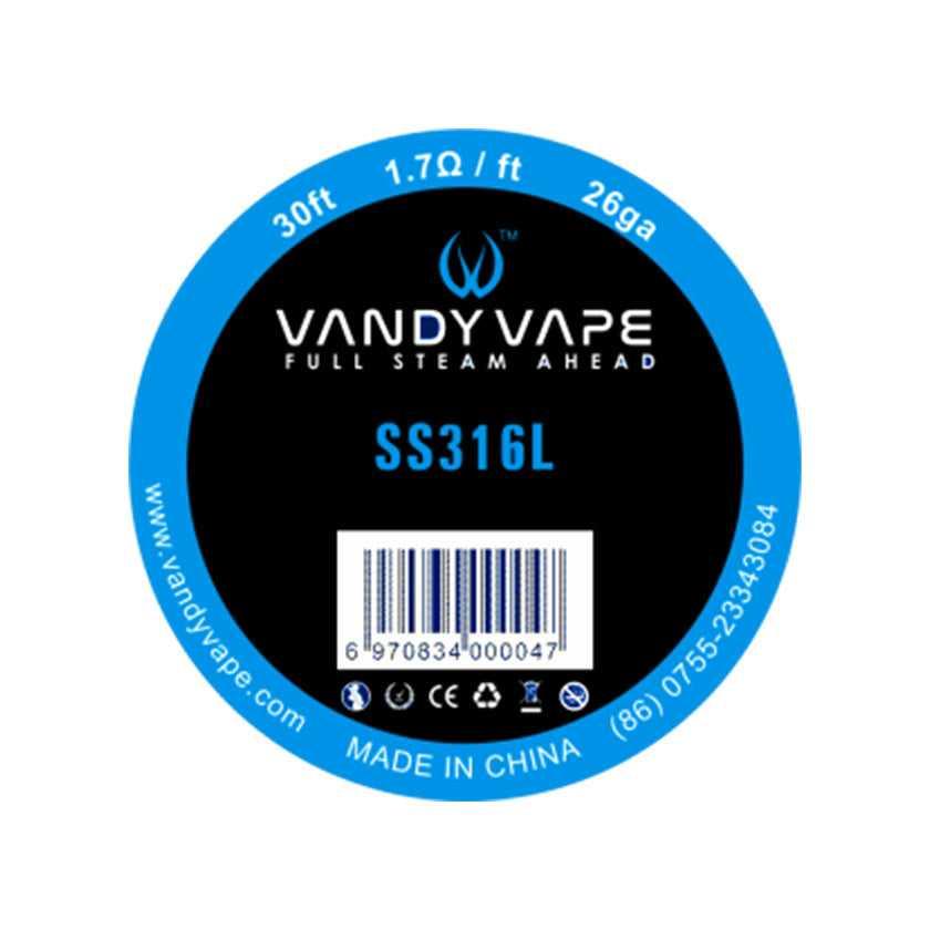 30ft Vandy vape SS316L Wire-FrenzyFog