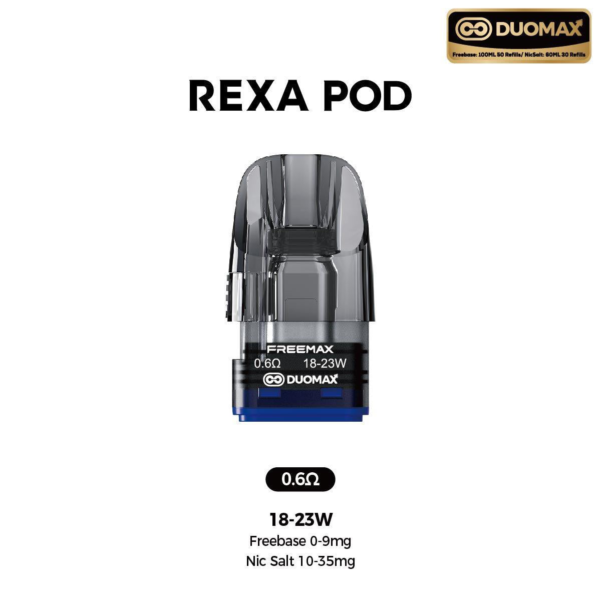 Freemax Rexa Series Pod Cartridge 2ml/3ml (3pcs/pack)-FrenzyFog