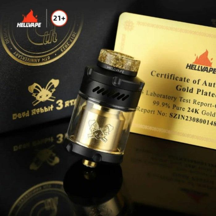 Hellvape Dead Rabbit 3 RTA Atomizer 5.5ml 25mm 6th Anniv Edition-FrenzyFog