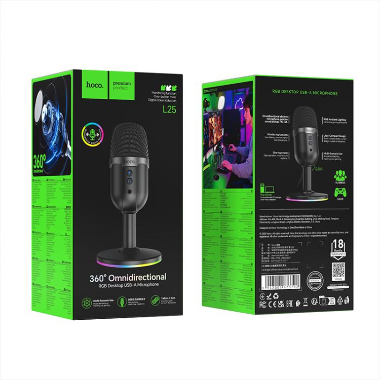 HOCO L25 Omnidirectional Desktop USB Conference Microphone