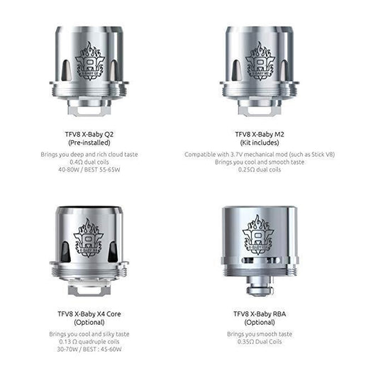 SMOK TFV8 X-Baby Coil 3pcs-FrenzyFog