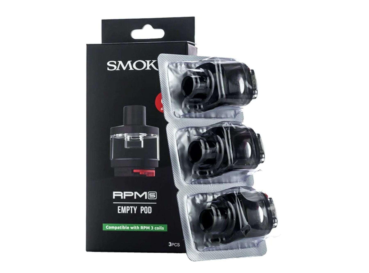Smok RPM5 Empty Pod Cartidge for RPM5 Kit / RPM5 Pro Kit 6.5ml (3pcs/pack)-FrenzyFog