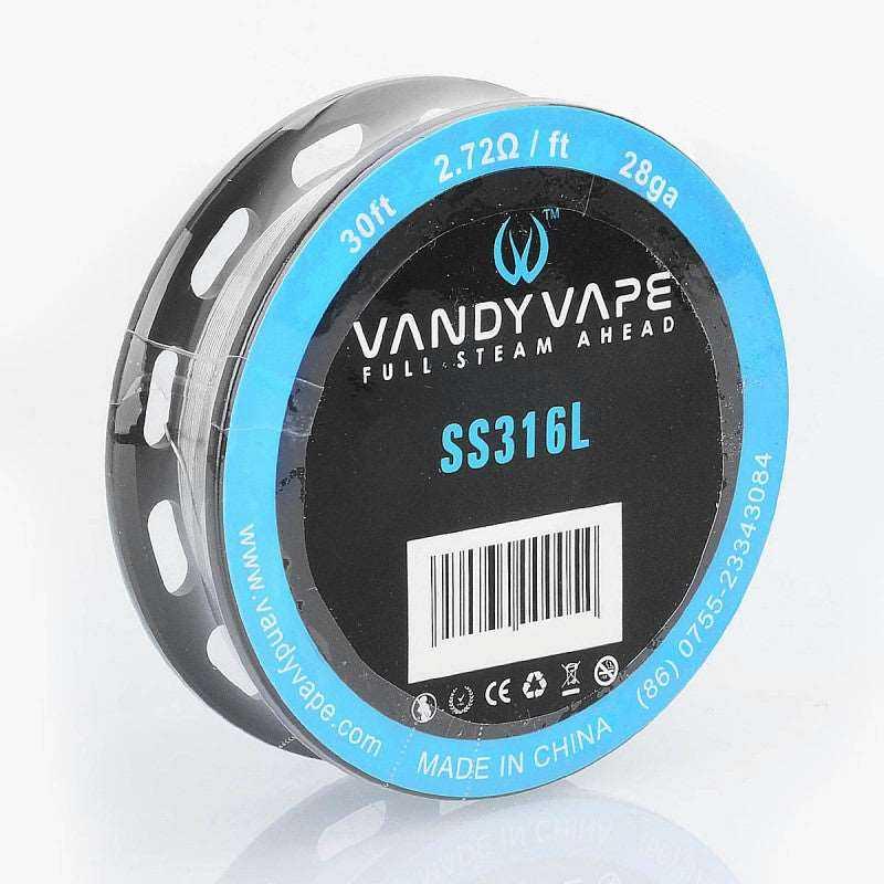 Vandy vape SS316L Wire 28GA-FrenzyFog