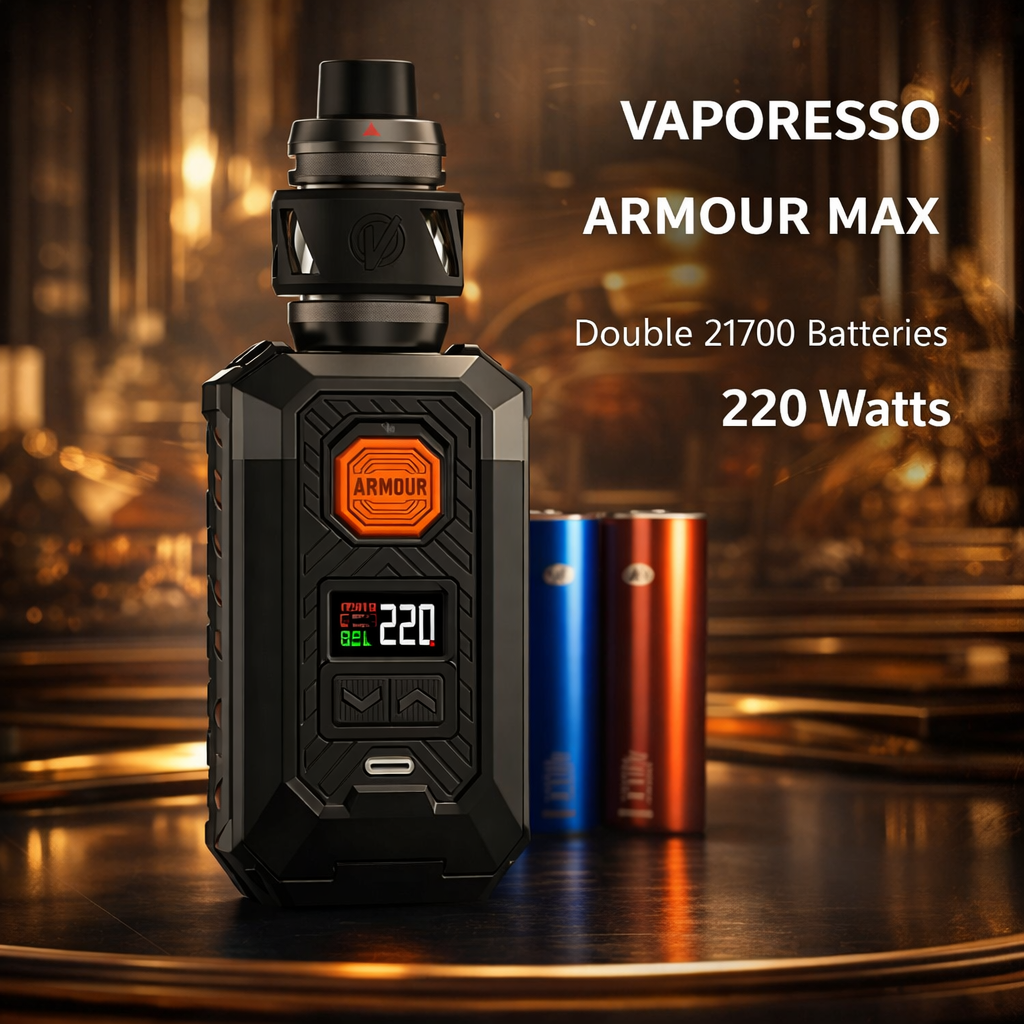 Vaporesso Armour Max 220W Mod Kit with iTank T Atomizer 6ml-FrenzyFog