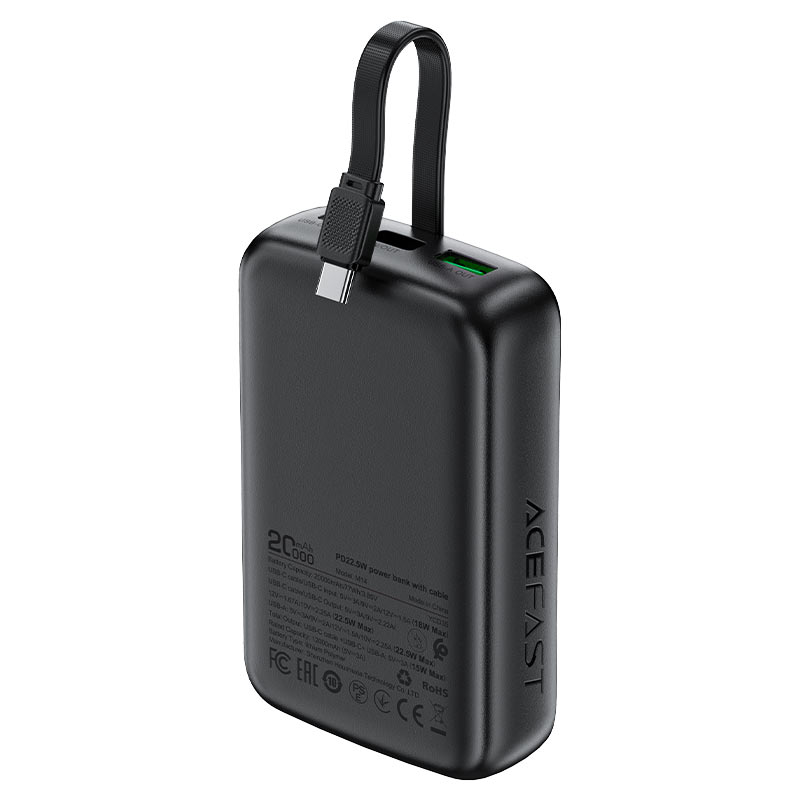 ACEFAST M14 Power Bank Fast Charge PD 22.5W 20000mAh