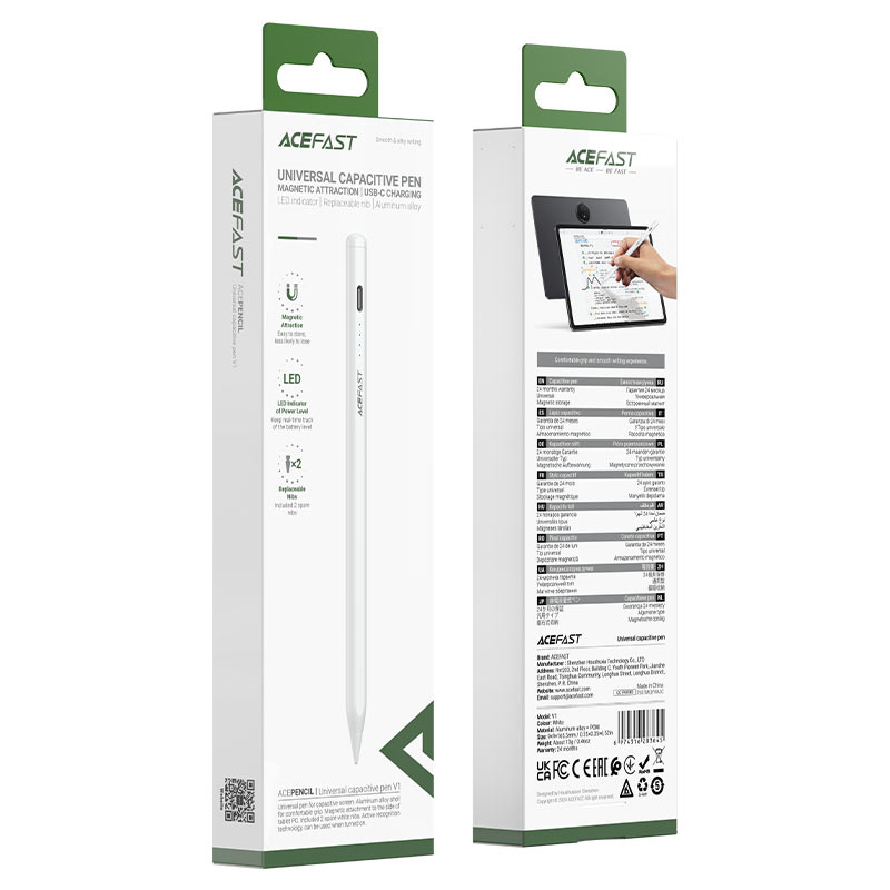 ACEFAST V1 Capacitive Active Stylus Pen with Palm Rejection