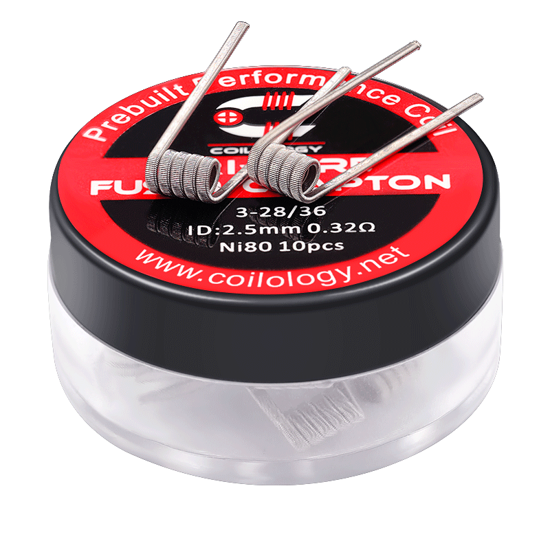 10pcs Coilology Tri-Core Fused Clapton Prebuilt Coil-FrenzyFog