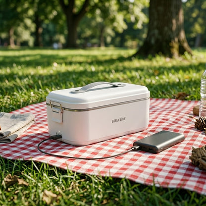 G.L GLB-20 LUNCH BOX PORTABLE FOOD WARMER 1L WHITE