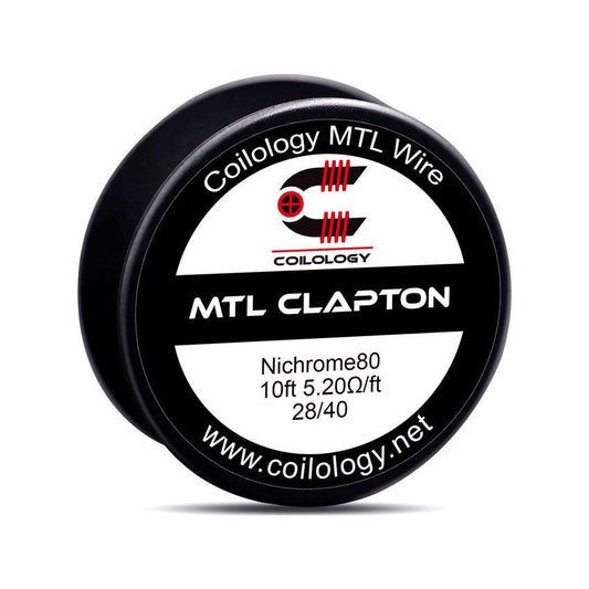 10ft Coilology MTL Clapton NI80 Spool Wire 28/40 5.2ohm/ft-FrenzyFog