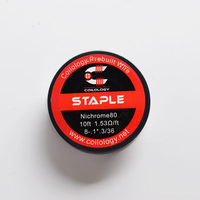10ft Coilology Staple Prebuilt Spool Wire-8-.1*.4/36ga-FrenzyFog-Beirut-Lebanon