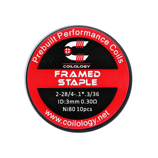 10pcs Coilology Framed Staple Prebuilt Coil 28ga*2+38ga*28ga*4+36ga-FrenzyFog