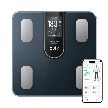 Eufy Smart Body Fat Scale A1 with Bluetooth & 12 Body Metrics