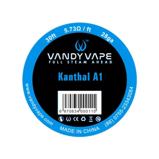 30ft Vandy vape Kanthal Wire (24ga, 26ga, 28ga)-FrenzyFog