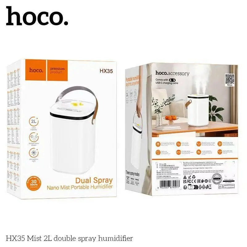 HOCO HX35 Starry Sky Dual Mist Humidifier