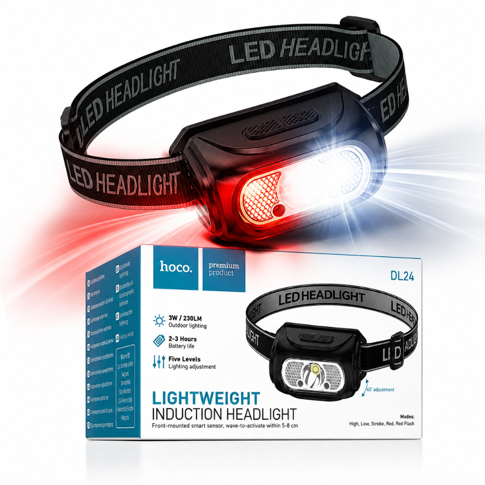 HOCO DL24 Lightweight LED Headlamp