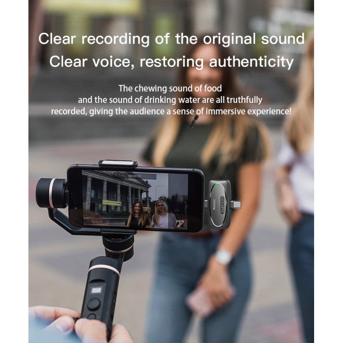 Yesido KR11 Wireless Lavalier Microphone Type-C