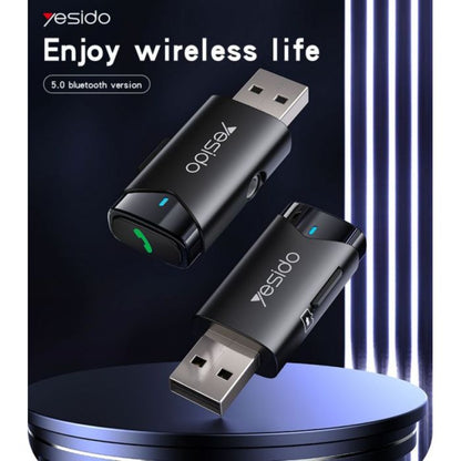 Yesido YAU40 Bluetooth 5.0 AUX Car Adapter & Wireless Receiver