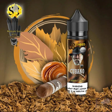 Blended Cubano Freebase eliquid | Cubano Caramel Cigar  FrenzyFog
