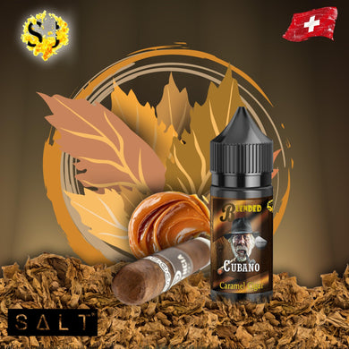 Blended Cubano Saltnic eliquid | Cubano Caramel Cigar-30ml Saltnic-FrenzyFog-Beirut-Lebanon