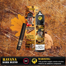 Load image into Gallery viewer, Blended Havana Freebase eliquid | Dark Blend