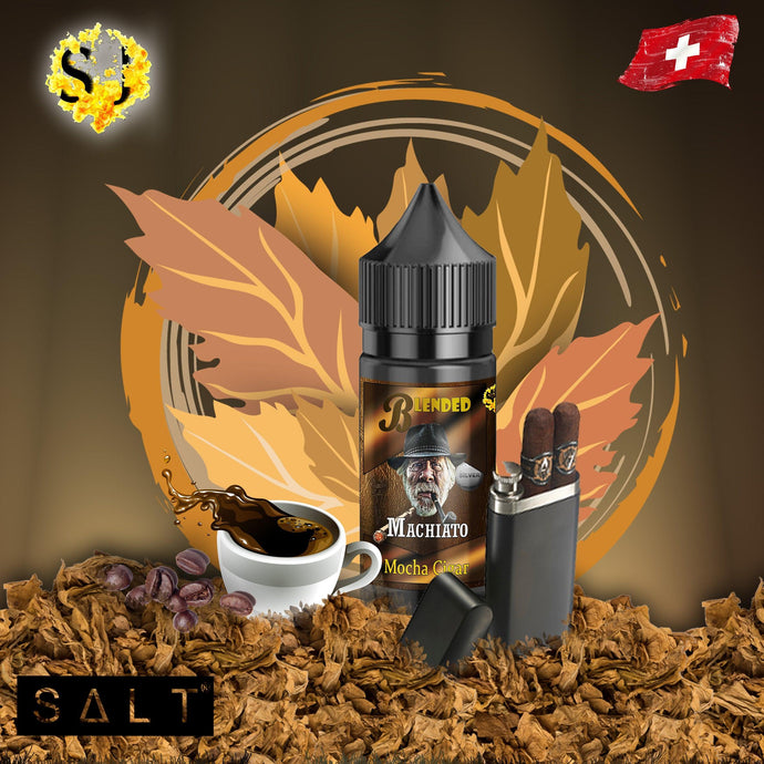 Blended Machiato Saltnic eliquid | Mocha Cream Cigar-30ml Saltnic-FrenzyFog-Beirut-Lebanon
