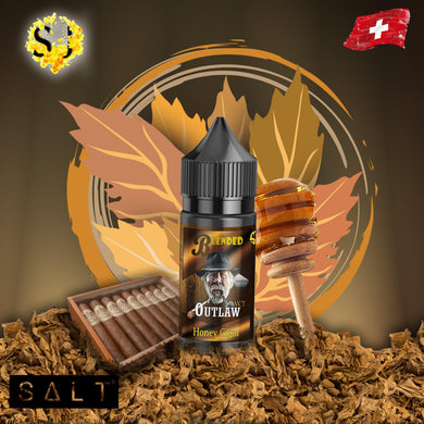 Blended Outlaw Saltnic eliquid | Golden Honey Cigar-30ml Saltnic-FrenzyFog-Beirut-Lebanon