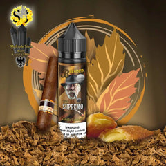 Blended Supremo Freebase eliquid | Vanilla Custard Cigar