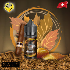 Blended Supremo Saltnic eliquid | Vanilla Custard Cigar
