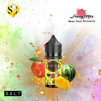 Bursty Fruity Mix Saltnic eliquid | Peach Mango Watermelon-25ml (R.Salts)-FrenzyFog-Beirut-Lebanon