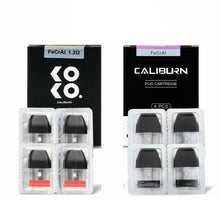 Load image into Gallery viewer, Uwell Caliburn / Koko Replacement Pod Cartridge 2ml (4pcs/pack) (preorder)