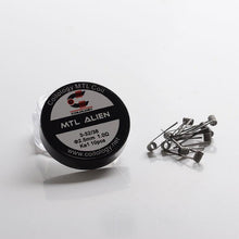 Load image into Gallery viewer, Coilology MTL Alien Wire ( 32*3ga+38ga [KA1] ) 1.0ohm (10pcs/pack)-prebuilt coils-( 32*3ga+38ga [KA1] ) 1.0ohm (10pcs/pack)-FrenzyFog-Beirut-Lebanon