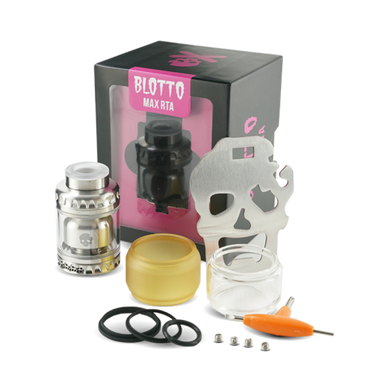Dovpo Blotto MAX RTA Atomizer 3.8ml (28mm)-Black-FrenzyFog-Beirut-Lebanon