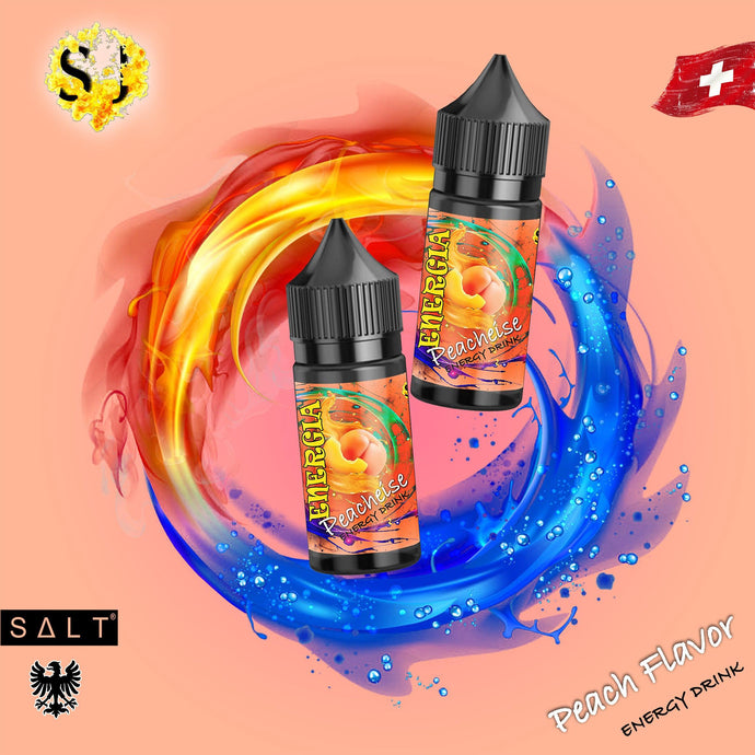 Energia Peacheise Saltnic eliquid | Peach Energy Drink-30ml Saltnic-FrenzyFog-Beirut-Lebanon