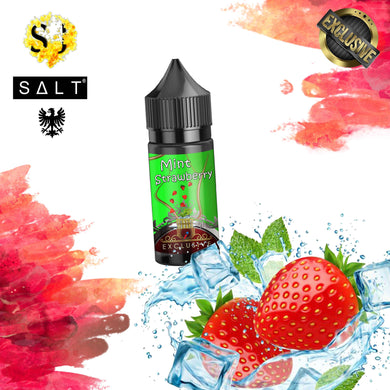 Exclusive Strawberry Mint Saltnic eliquid | Gummy Red Mint-25ml (R.Salts)-FrenzyFog-Beirut-Lebanon