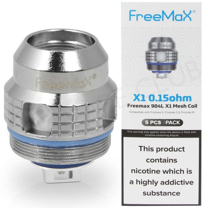 Freemax 904L X Mesh Coil (5pcs/pack)-Subohm Coil-X1 mesh coil 0.15ohm-FrenzyFog-Beirut-Lebanon