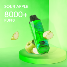 Load image into Gallery viewer, Freeton F-RESIN MAX 2 DISPOSABLE 8000 PUFFS 5%-disposable-Sour Apple-FrenzyFog-Beirut-Lebanon