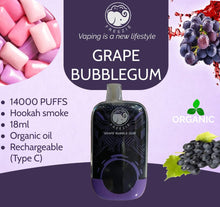 Load image into Gallery viewer, Freezie 14000 Puff Disposable 50mg-Grape Bubble Gum-FrenzyFog-Beirut-Lebanon
