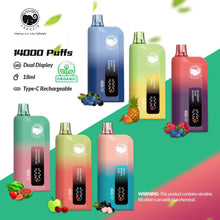 Load image into Gallery viewer, Freezie FEM 14000 Puff Disposable 50mg-Green Apple Cherry ICE-FrenzyFog-Beirut-Lebanon