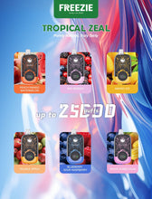 Load image into Gallery viewer, Freezie TZ 25000 Puff Disposable 50mg-Peach Mango Watermelon Ice-FrenzyFog-Beirut-Lebanon