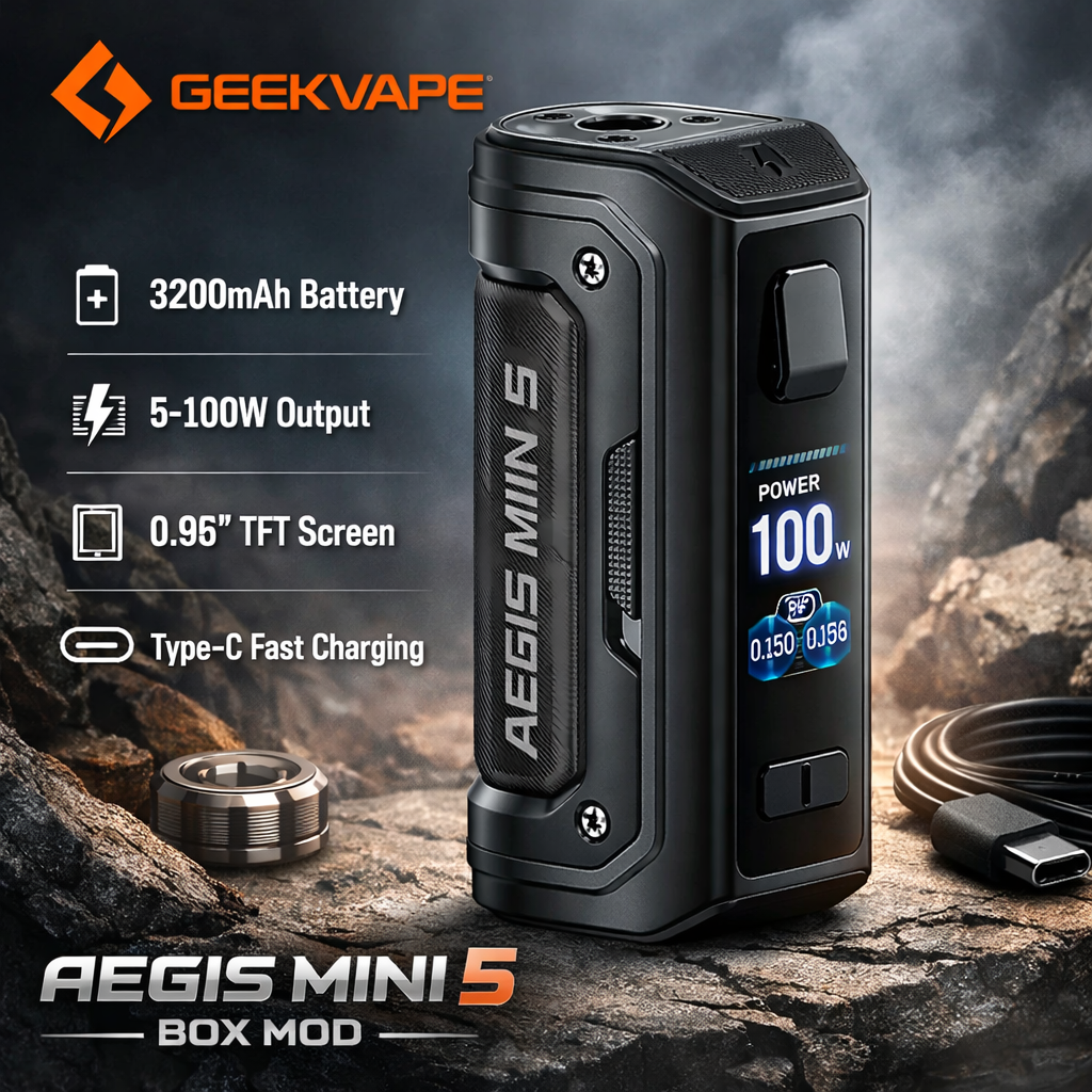 GeekVape Aegis Mini 5 Box Mod 3200mAh-FrenzyFog