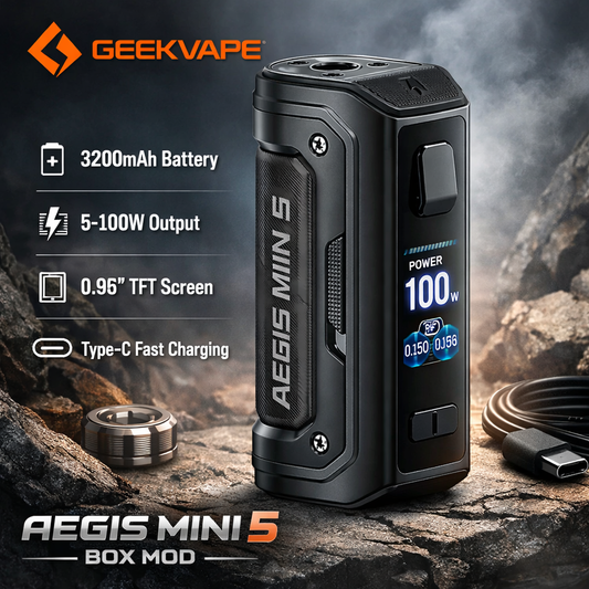 GeekVape Aegis Mini 5 Box Mod 3200mAh-FrenzyFog