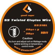 Load image into Gallery viewer, GeekVape SS Twisted Clapton TC Wire-wires-FrenzyFog-Beirut-Lebanon