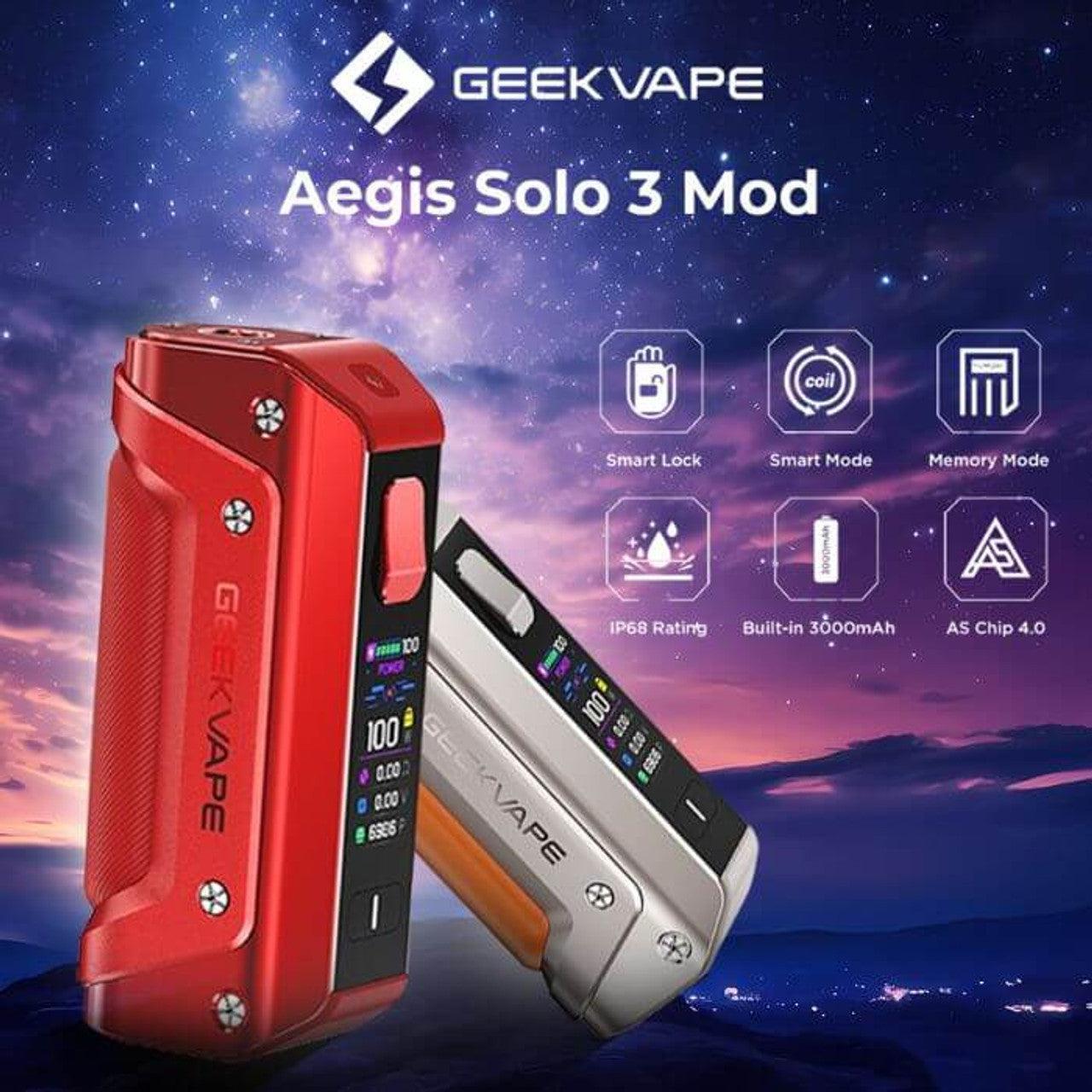 Geekvape Aegis Solo 3 (S100) Box Mod – FrenzyFog