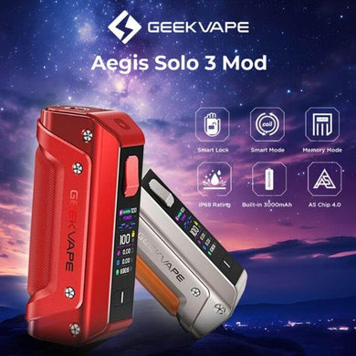Geekvape Aegis Solo 3 (S100) Box Mod-Titanium Gray-FrenzyFog-Beirut-Lebanon