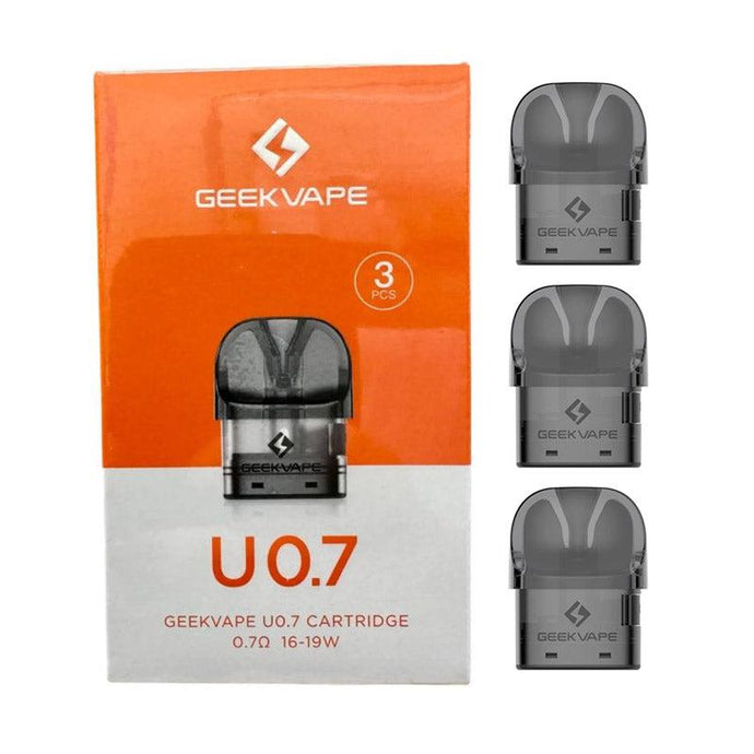 Geekvape U Pod Cartridge 2ml (3pcs/pack)-cartridge-0.7ohm (3pcs pack)-FrenzyFog-Beirut-Lebanon