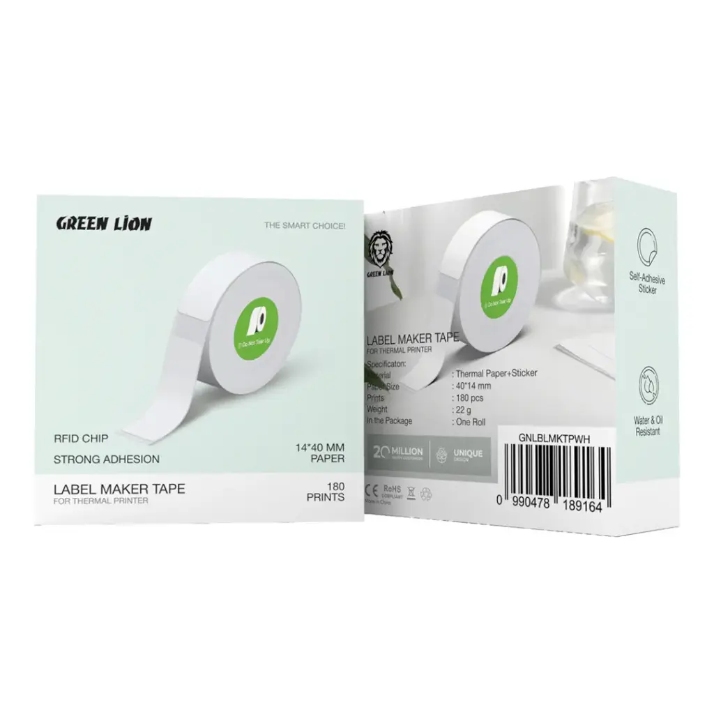 Green Lion Label Maker Tape for Thermal Printer