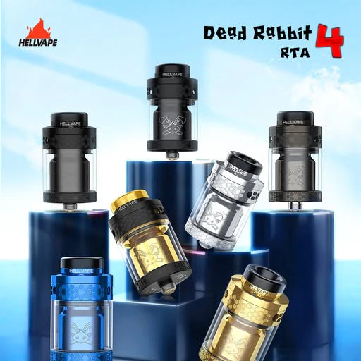 Hellvape Dead Rabbit 4 RTA Tank Atomizer 5.5ml (26mm)-FrenzyFog