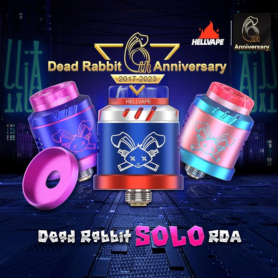 Hellvape Dead Rabbit Solo RDA 22mm (6th Anniv EDN)-FrenzyFog