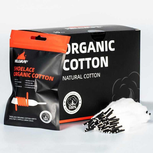 Hellvape Shoelace Organic Cotton (40pcs, ID:3mm)-FrenzyFog