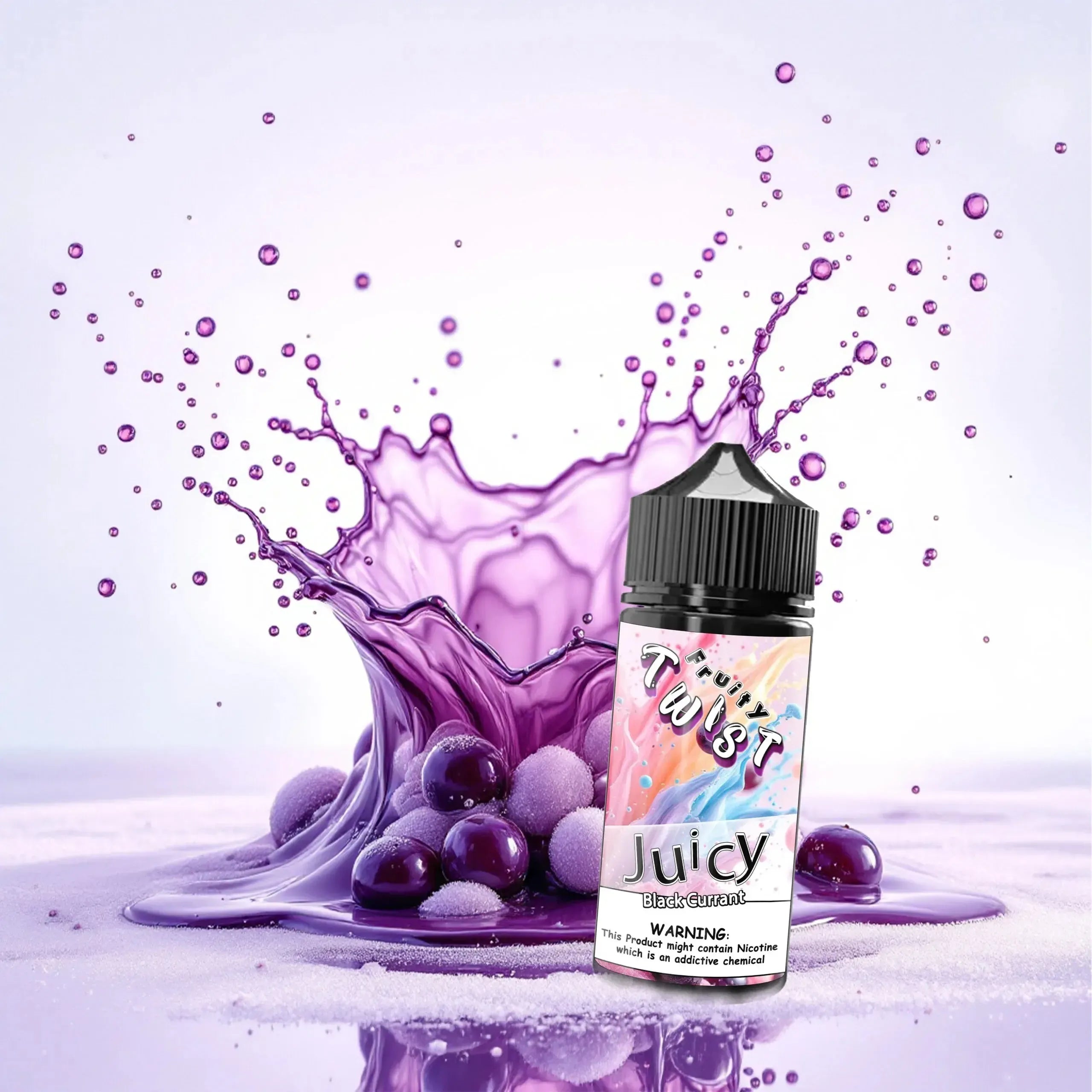 Juicy Blackcurrant E-Liquid 100ml | Twist Fruity Series FrenzyFog Juicy Blackcurrant E-Liquid 100ml | Twist Fruity Series FrenzyFog